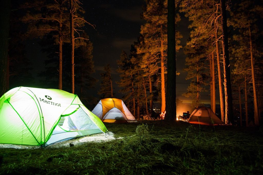 camp campsite tent