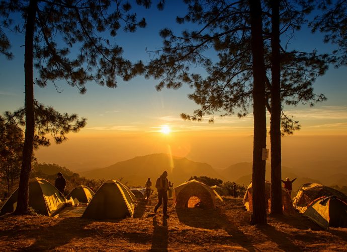 camp campsite tent