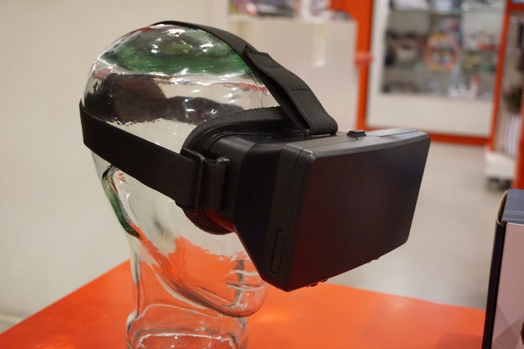 vr virtual reality glasses simulation